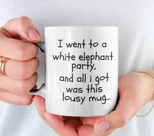 Funny White Elephant Gift, White Elephant Mug Gift, Funny Work Holiday Party 11oz