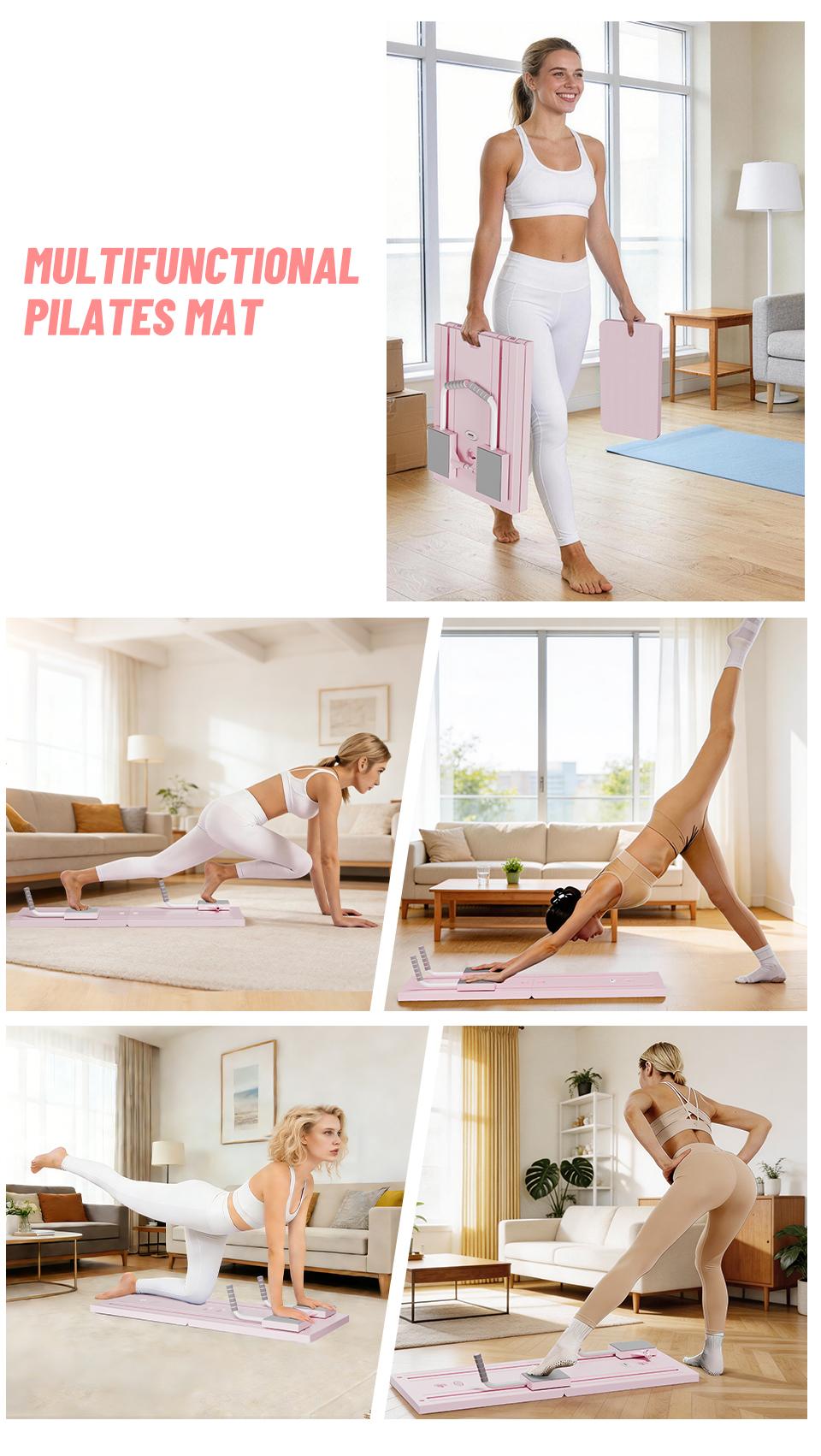 Pilates Board,Multi-functional Ab Exercise Board,FoldableHome Pilates Reformer with Knee Mat ,Timer andResistance Bands,Abs Workout Equipment forAbdominal & Core Strength Training trainer machine Portable Reformer with Timer structure sturdy Foldable Pilates Board,Multi-functional Ab Exercise Board,FoldableHome Pilates Reformer with Knee Mat ,Timer andResistance Bands,Abs Workout Equipment forAbdominal & Core Strength Training trainer machine Portable Reformer with Timer structure sturdy Foldable