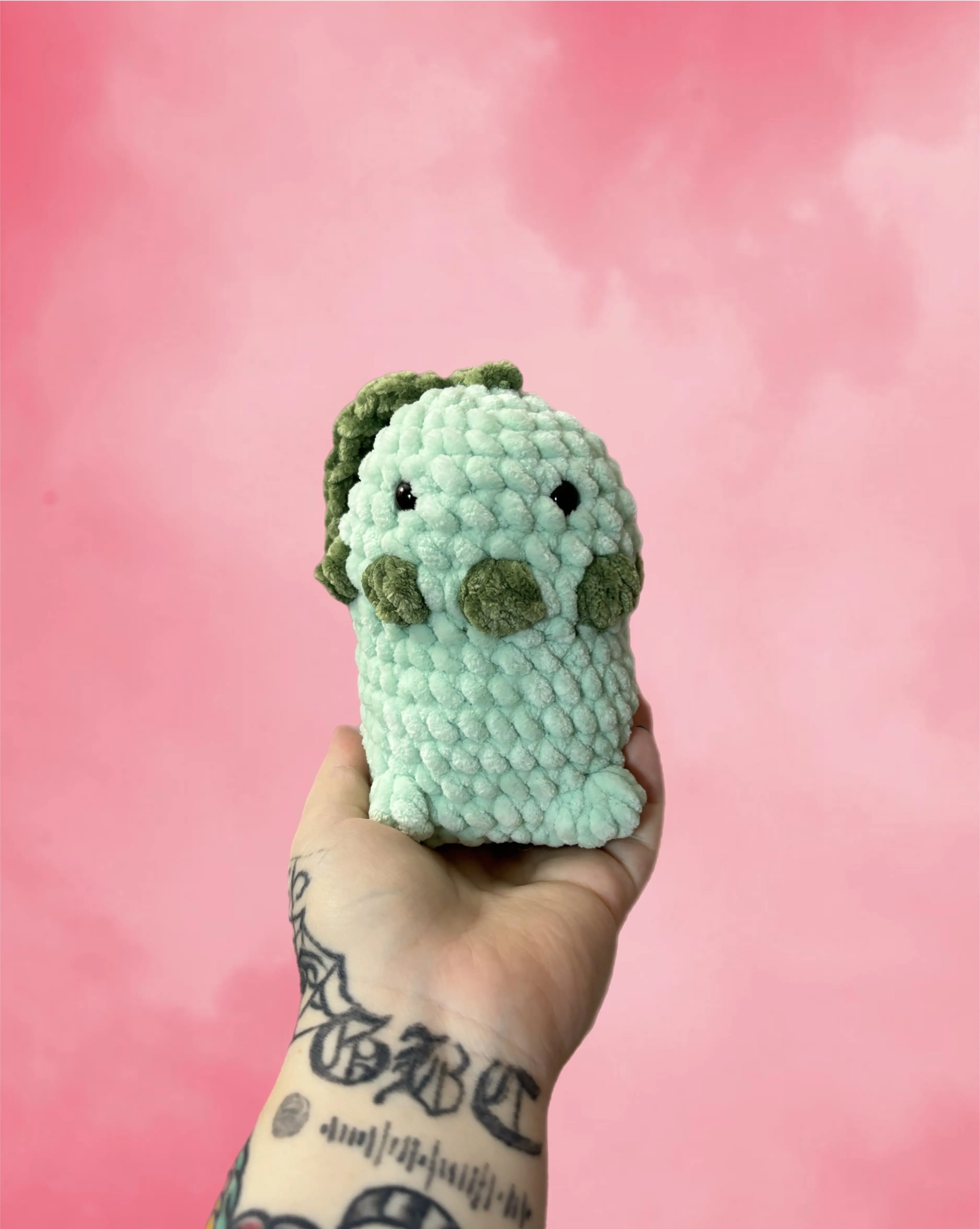 Handmade Chibi Chikorita Plushie | Gift Ideas for Friends and Family