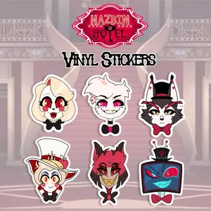 Hazbin Hotel Inspired Vinyl Stickers
