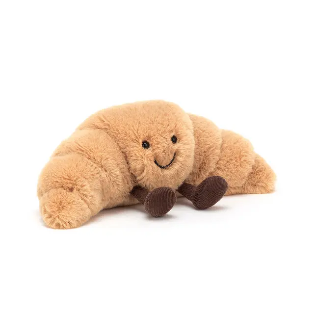 Jellycat Amuseables Croissant Plush Toy – Adorable Soft Pastry Stuffed Animal, Cute Birthday & Baby Shower Gift