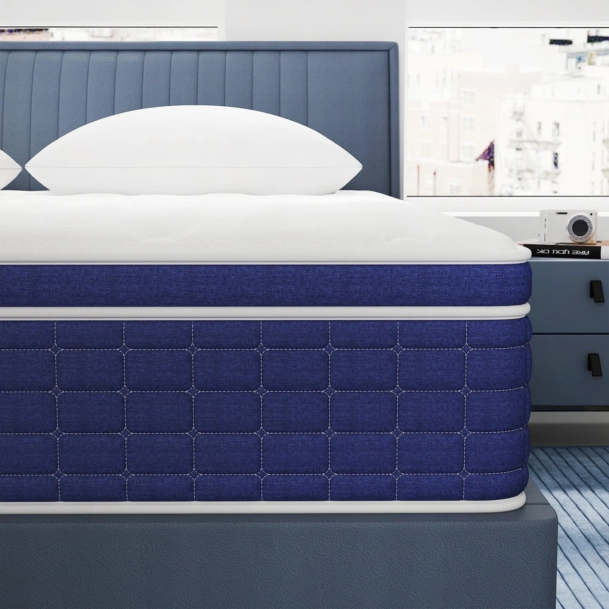 12 Inch Queen Mattress ,Hybrid Mattresses Medium Firm in a Box