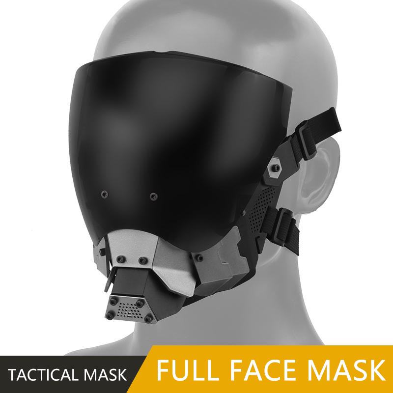 Full Face Mask, Double Sided Breathable Tactical Mask, Party Cosplay Mask, Festival & Party Supplies, Tactical Windproof, Protective Gear, Motorcycle Jacket, Halloween