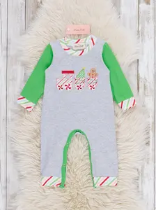 Peppermint Trim Romper