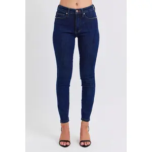 Judy Blue Mid Rise Tummy Control Classic Skinny Denim Jeans 88894 Judy Blue