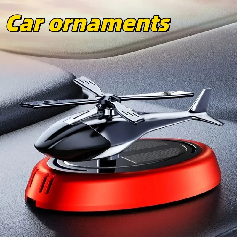Refresh Drive Solar-Powered Rotating Aircraft Figurine - High-End Fragrant Dashboard Decorations, Automotive Decoration, Car Decor Gift, Interior Accessories for Car, Vehicle Ornament