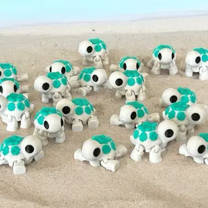 Lucky Turtle St. Patrick’s Day 3D printed miniature figure statue figurine