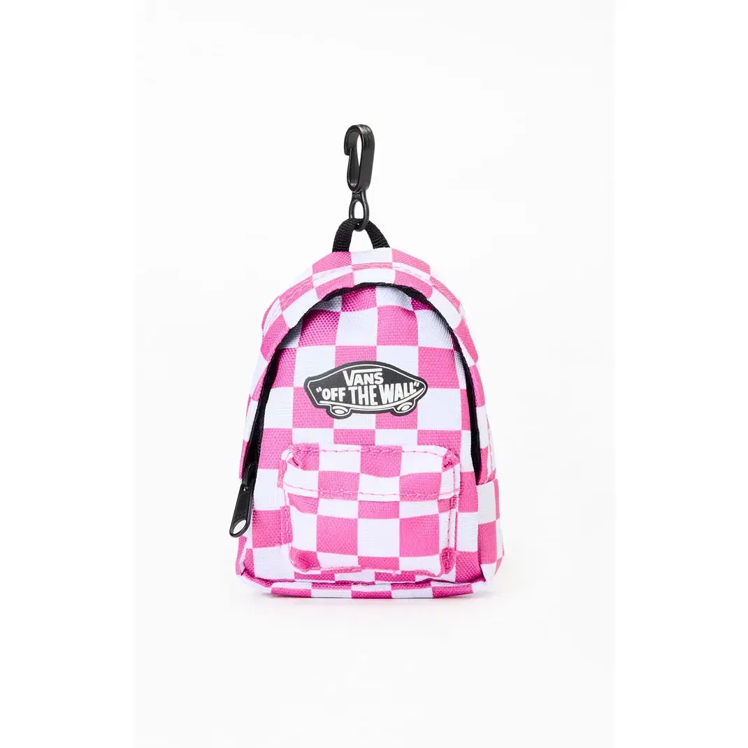 Vans Kids Micro Old Skool Checkerboard Backpack Bag Charm