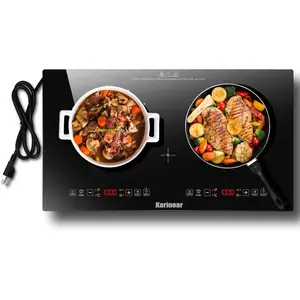 Karinear Portable Durable Burner, Electric Radiant Ceramic Cooktop, Sensor Touch, Timer, Safety Lock  electric stove level adjustable temperature, Multifunction  Household Appliances.