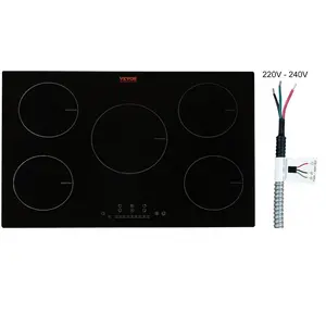 VEVOR Electric Cooktop, 4 Burners, 30'' Induction Stove Top, Built - in Magnetic Cooktop 7500W, 9 Heating Level Multifunctional Burner, LED Touch Screen w/ Child Lock Over - Temperature ProtectionVEVOR Super Brand Day