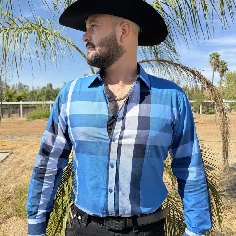 1 long sleeve Blue/white (ESTILO BAYARD) Shirt