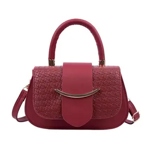 New Vintage Patchwork Square Bag for Women Buckle Detail Shoulder and Crossbody Handbag Small Chic Purse for Work Commute Casual Travel Versatile Stylish Bag