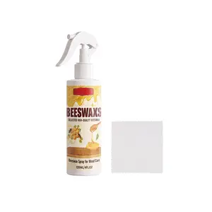 Beeswax Polish Spray for Wooden Furniture, Special Care Agent for Wood Floors, Stain Remover and Renovation Liquid