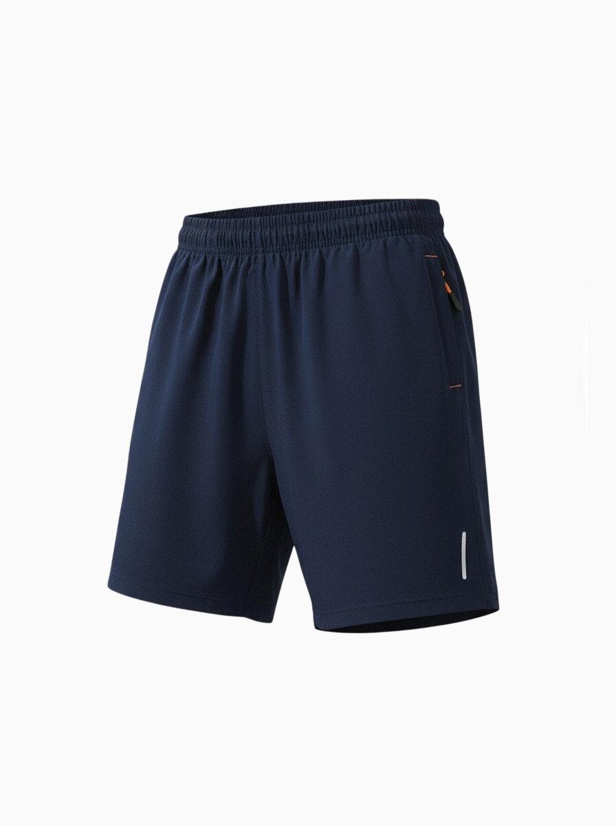 Lightweight Summer Sports Shorts — Breathable, sweat-wicking, quick-drying; solid color with zippered pockets; suitable for sports and casual wear; breathable textured design tropical beige simple