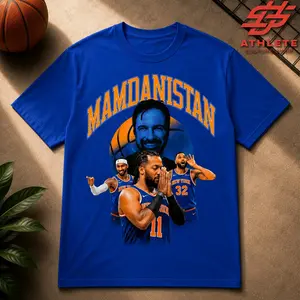 [LEO]  'Mamdanistan' Basketball Team 2026 Premium 100% Cotton T-Shirt For Knicks Nation, Knicks Basketball Fans Apparel, Jalen Brunson Fans Basketball Streetwear Tee, Gift For Basketball Fan Youth + Adult