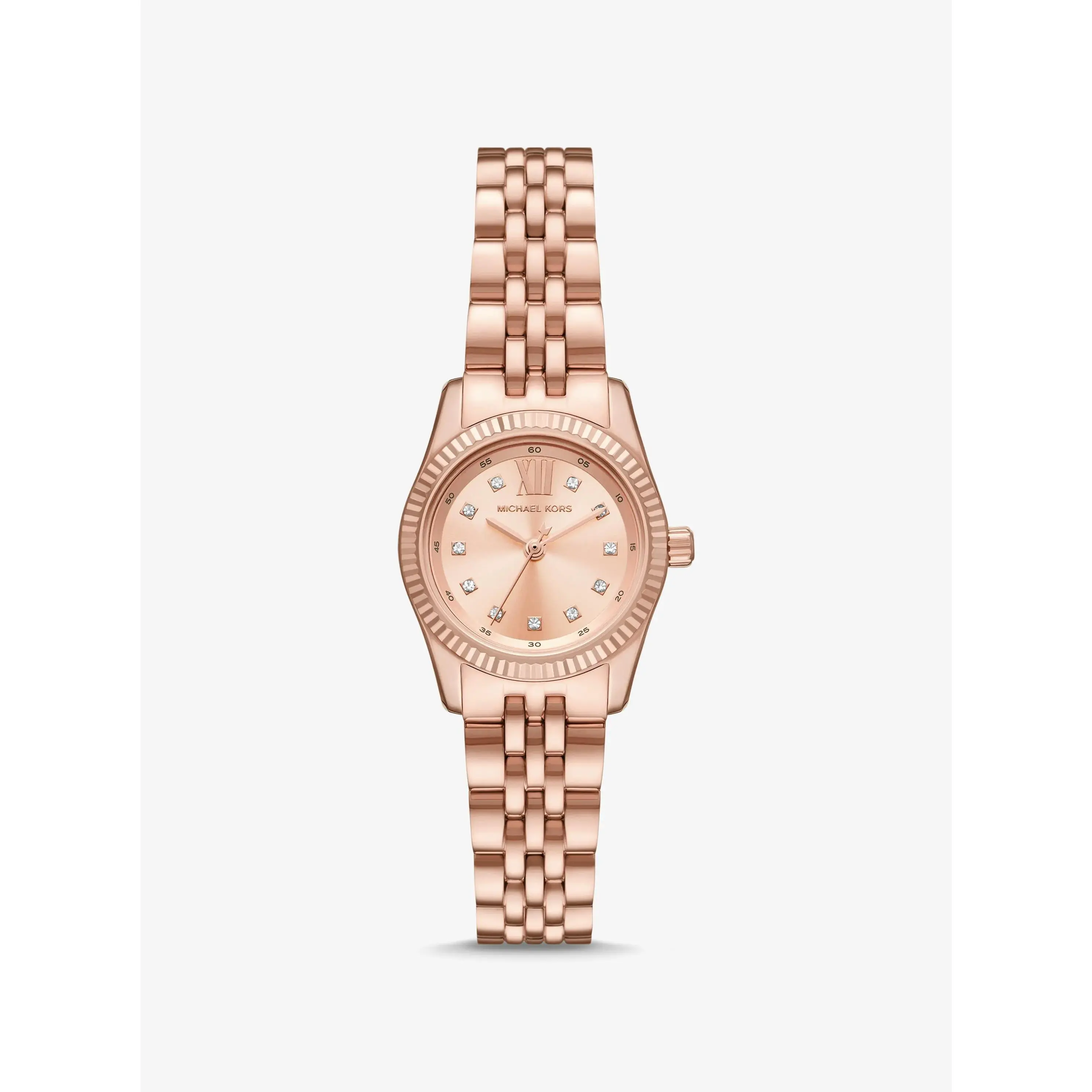 Petite Lexington Pavé Rose Gold-Tone Watch