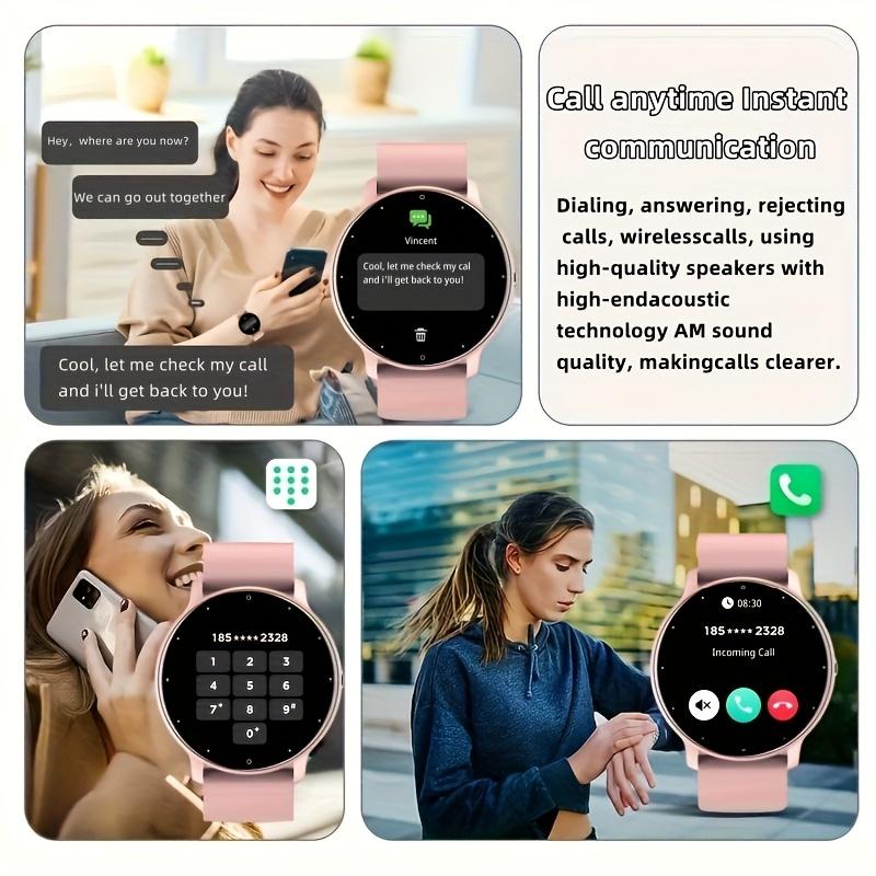 Brand new large-screen smart watch, supports Android/Apple systems, supports high-definition voice calls, equipped with various sports modes, suitable for exercise, outdoor activities, sleep monitoring, and daily wear.
