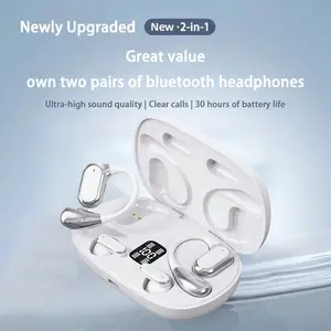 Couple Wireless Earbuds, True Wireless In-Ear & Over-Ear TWS, Dual Pair Music Earphones, Bluetooth-compatible, Android & iPhone Compatible, Sports Earbuds