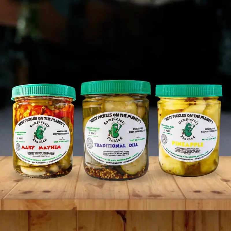 Pineapple, Mary Mayhem & Traditional Dill Pickle Bundle Pineapple, Mary Mayhem & Traditional Dill Pickle Bundle