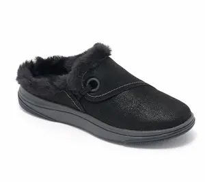 Clarks Cloudsteppers Faux Fur Slip-On Clogs -Breeze Myth Clarks Cloudsteppers Faux Fur Slip-On Clogs -Breeze Myth