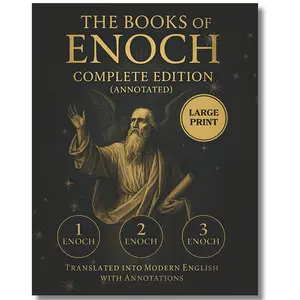 The Books of Enoch Complete Edition - LARGE PRINT (Annotated): 1 Enoch, 2 Enoch, and 3 Enoch Translated into Modern English with Annotations New Life Full-Color Woman's presentation page mens bible pure cambridge easy-to-read serif type