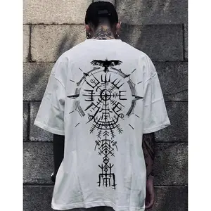 Viking Symbol Totem Art Pattern T shirt , Gothic Mens Hoodies Oversize Long Sleeve Casual Hooded Sweatshirt Men Autumn Fashion Loose Hoodie Pullover Sweatshirt, Hoodie, Comfort Colors