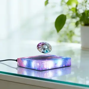 360°Rotatable UFO Desktop Ornament: Perfect Decor for Living Room, Study & Office - Ideal Halloween, Christmas & Birthday Gift for Friends and Family