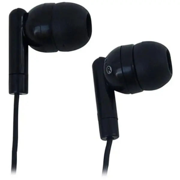 Avid Ae-215 Lightweight 1 Use Earbud with Silicone Ear TIPS 1AE215HPBLKSTK
