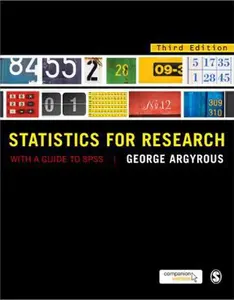 USED-Statistics for Research: With a Guide to SPSS by Argyrous, George (Paperback)