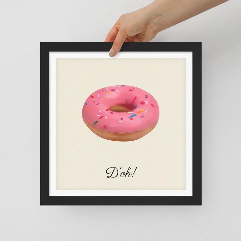 Framed The Simpsons Wall Art | Poster | Print | Quote | Unframed E