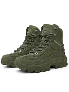 Men's Outdoor Tactical Hiking Boots, 2026 New Style, Military Work Lace-up Casual Hunting Service Boots X Outdoor Off-road Camping Casual Hiking Boots, Outdoor Hiking Shoes