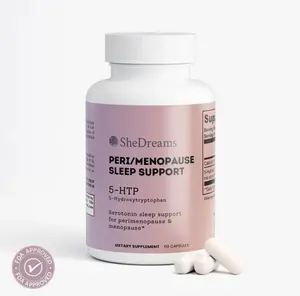 SheDreams Menopausal Sleep Support - Natural 5-HTP Supplement for Deeper Sleep & Serotonin Production - FDA Approved for Perimenopause & Menopause - Healthcare