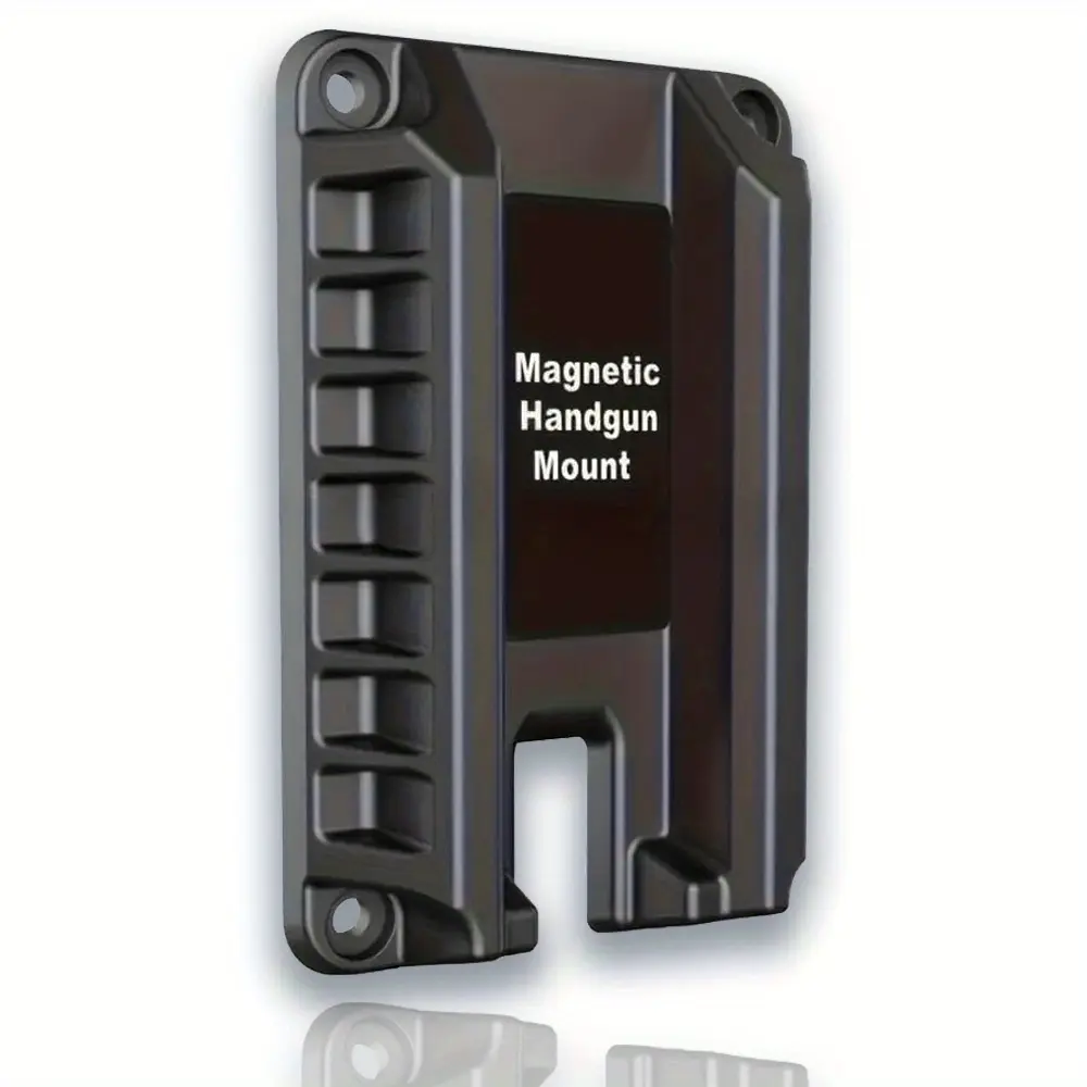 All-in-One Gun Magnet Magnetic Gun Mount | HQ Rubber Coating Gun Magnetic Buckle Series, Suitable for Cars, Trucks, Tables, Safes and Walls | Indoor Gun Mount | Hidden Pistol Gun Mount Quick Draw