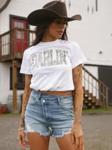Willow Boutique Clothing Lindsey Asymmetrical Distressed Shorts- Medium Wash