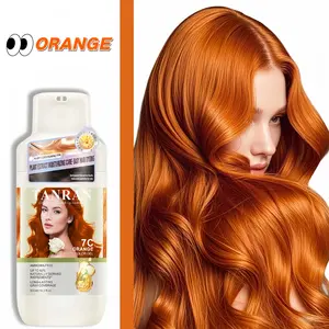 New Upgrade Orange  natural  Hair Color Shampoo, Herbal Extracts, Long Lasting Floral Scent, No Harm to Hair, 10 Minutes Rapid Hair Color, 16.9oz Haircare hair  dye manic  panic  pink Honey Blonde Brown Highlight Blonde Wavy
