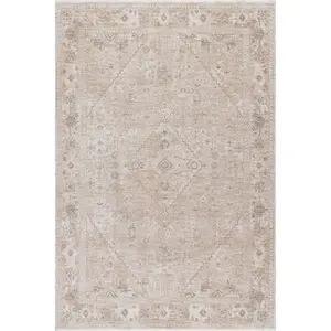 Koami Medallion Fringe Area Rug