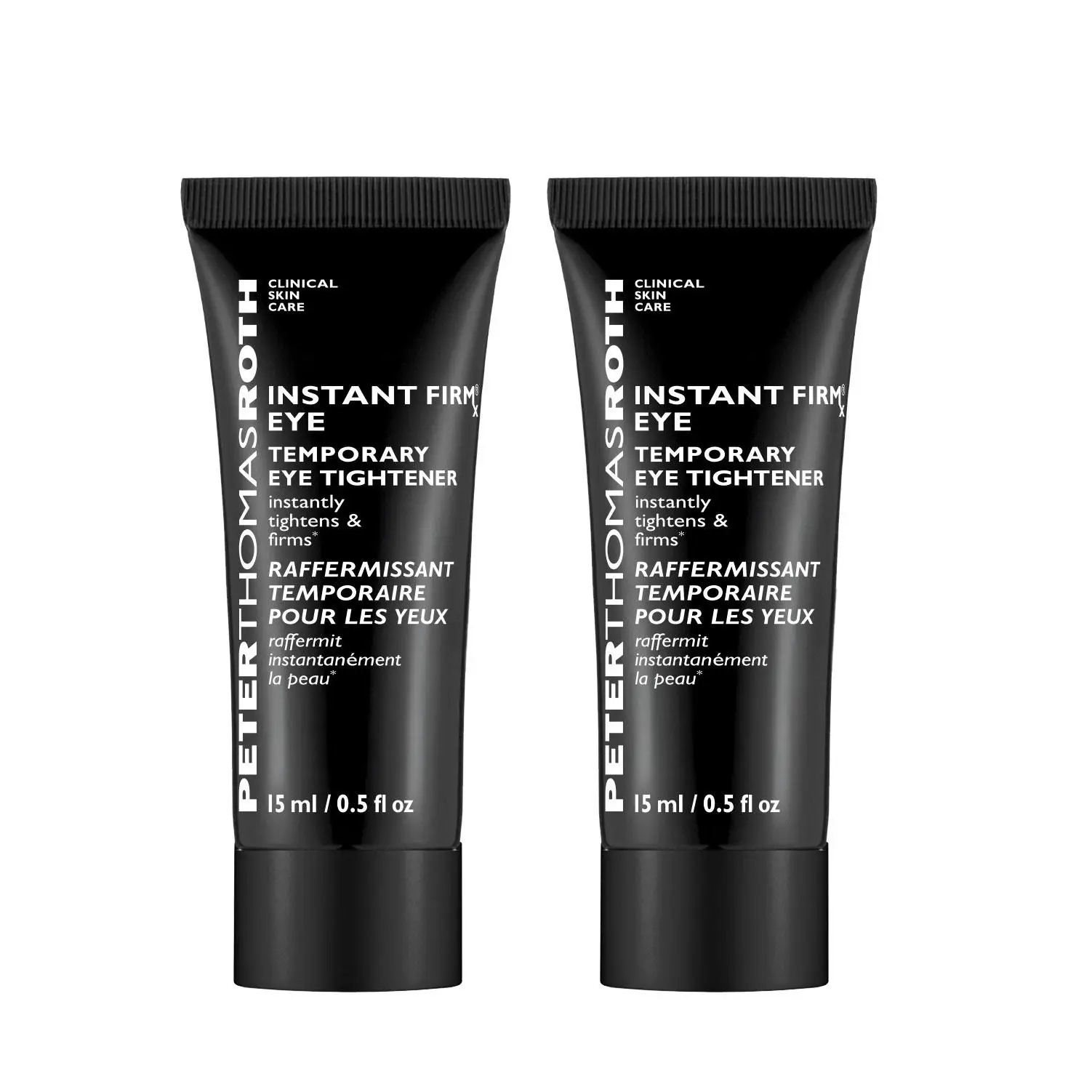 Peter Thomas Roth Instant FirmX Eye Tightener Bundle, 2 pack 15mL Eye Tightener