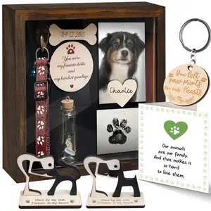 Pet Memorial Shadow Box Gift, Dog Condolence Gifts, Pet Loss Sympathy Gifts, Pet Memorial Keepsakes, Pet Shadow Box, Pet Loss Gift, Cat Lover Gift