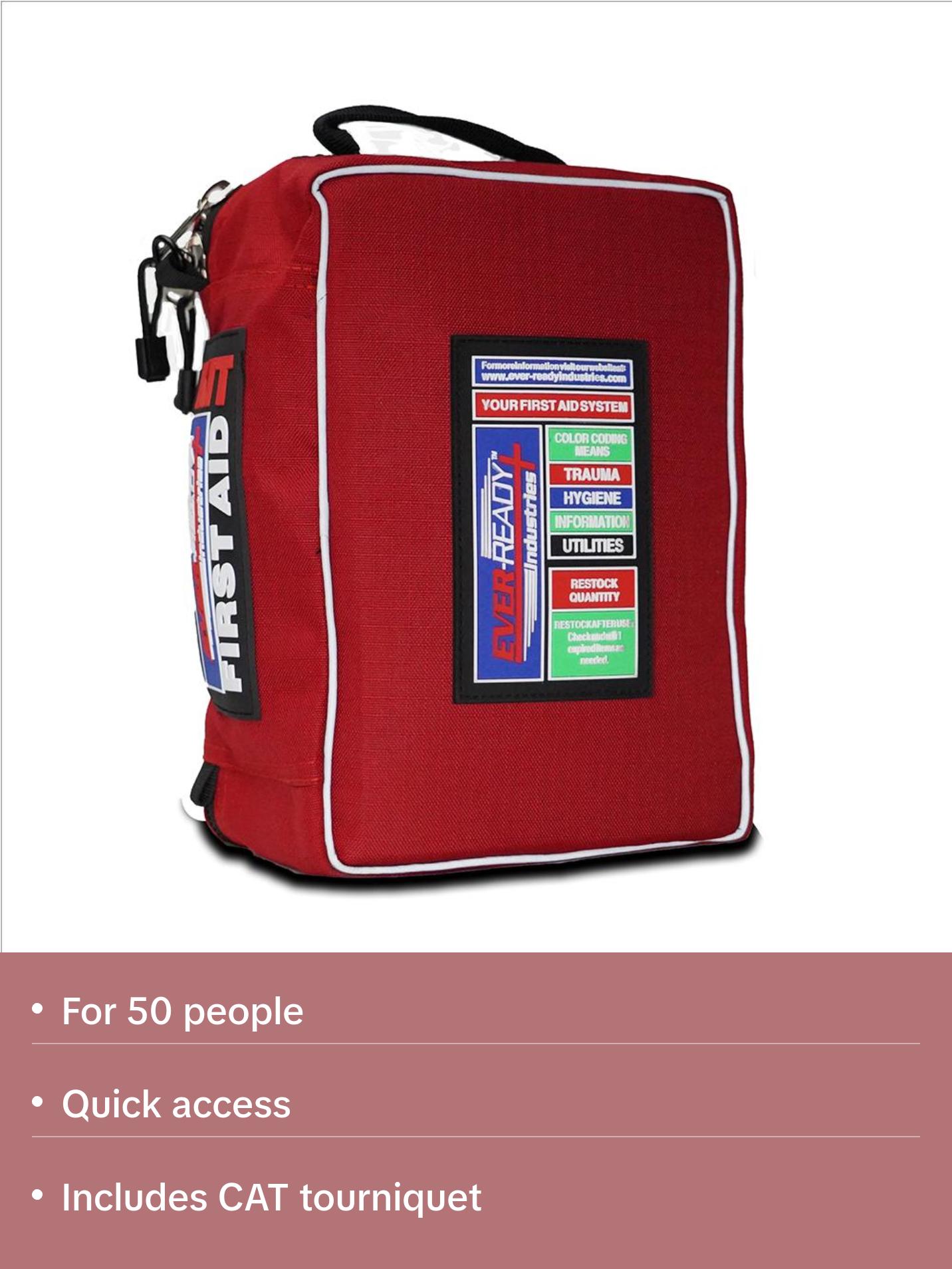 Large First Aid Kit w/ CAT Tourniquet