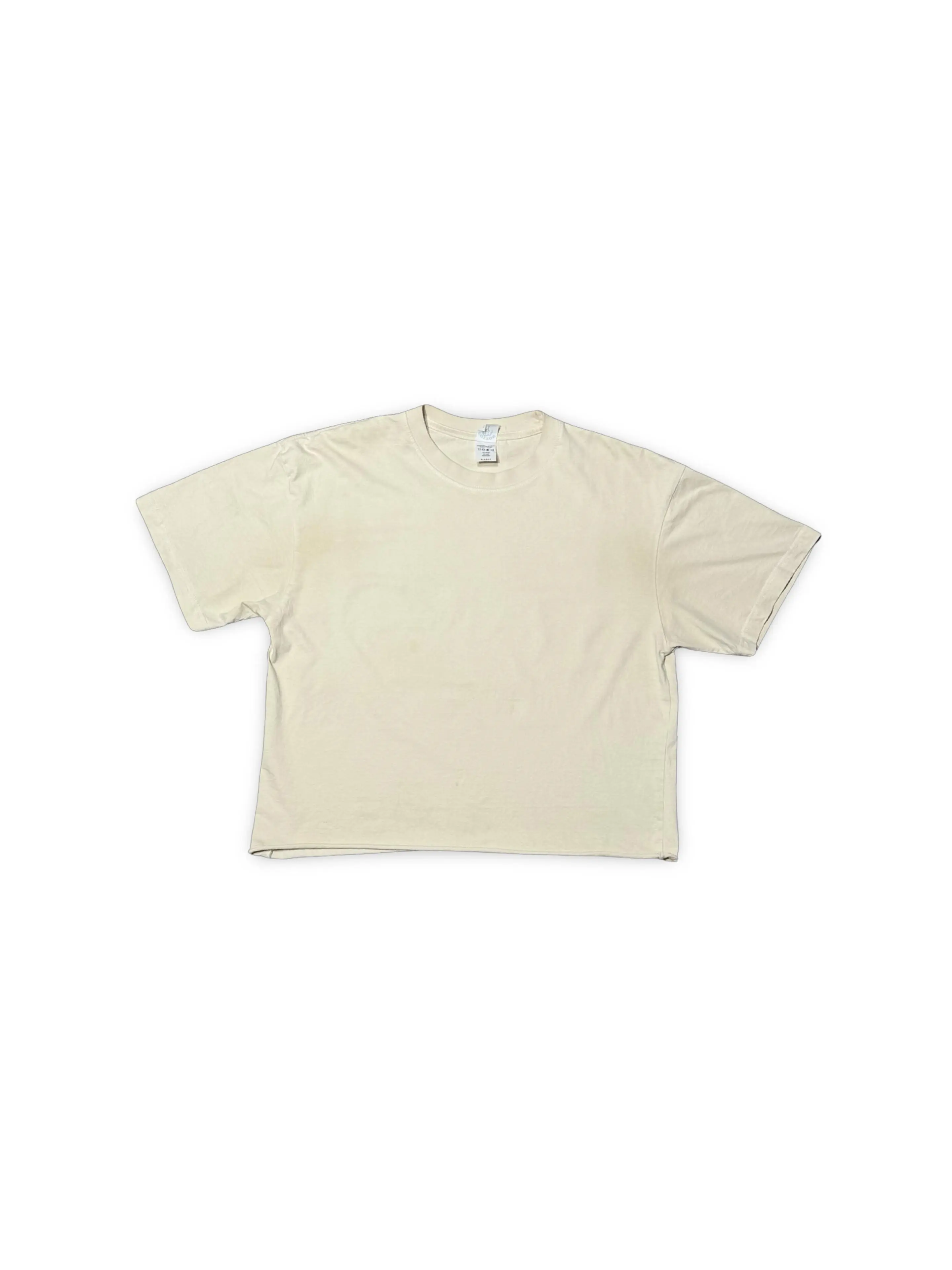 White Cap Off-White The Holy Spirit is my best friend Oversize Short Sleeve T-Shirt 100% Cotton Enzyme Wash