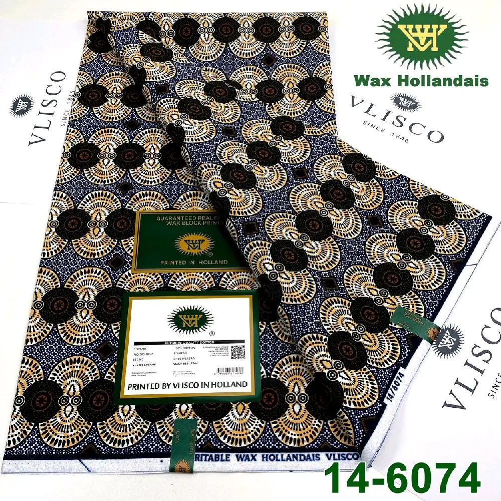African Wrapper, Traditional Printed Women's Woven Fabric for Cultural Events & Daily Wear