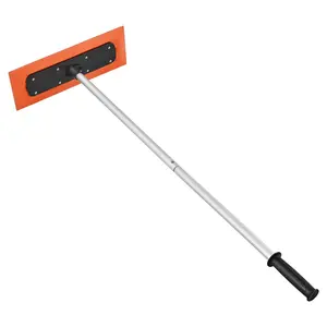 VEVOR Snow Roof Rake, 4ft Long Reach Car Roof Snow Scraper, 17.7 in Foam Blade for No Scratches, Non-Slip Handle, Lightweight Snows Removal Tool for Vehicle Garage Rooftop Leaves Debris Clearing