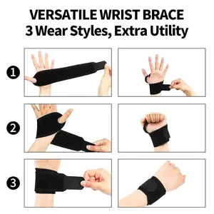 Wrist Hand Brace Support Carpal Tunnel Sprain Arthritis Gym Splint Left / Right