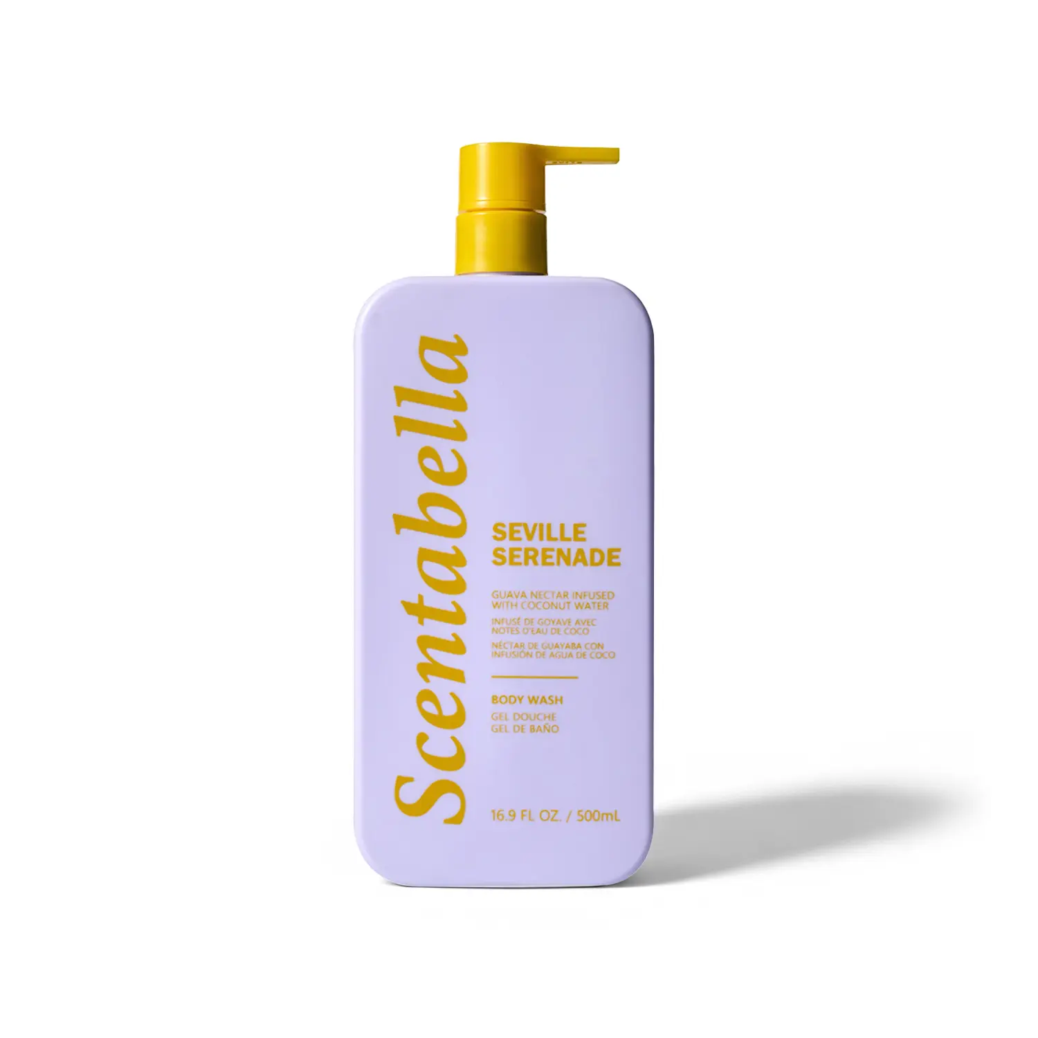 Scentabella Seville Serenade Perfume Body Wash | Floral & Charming Hydrating Shower Soap & Daily Cleanser
