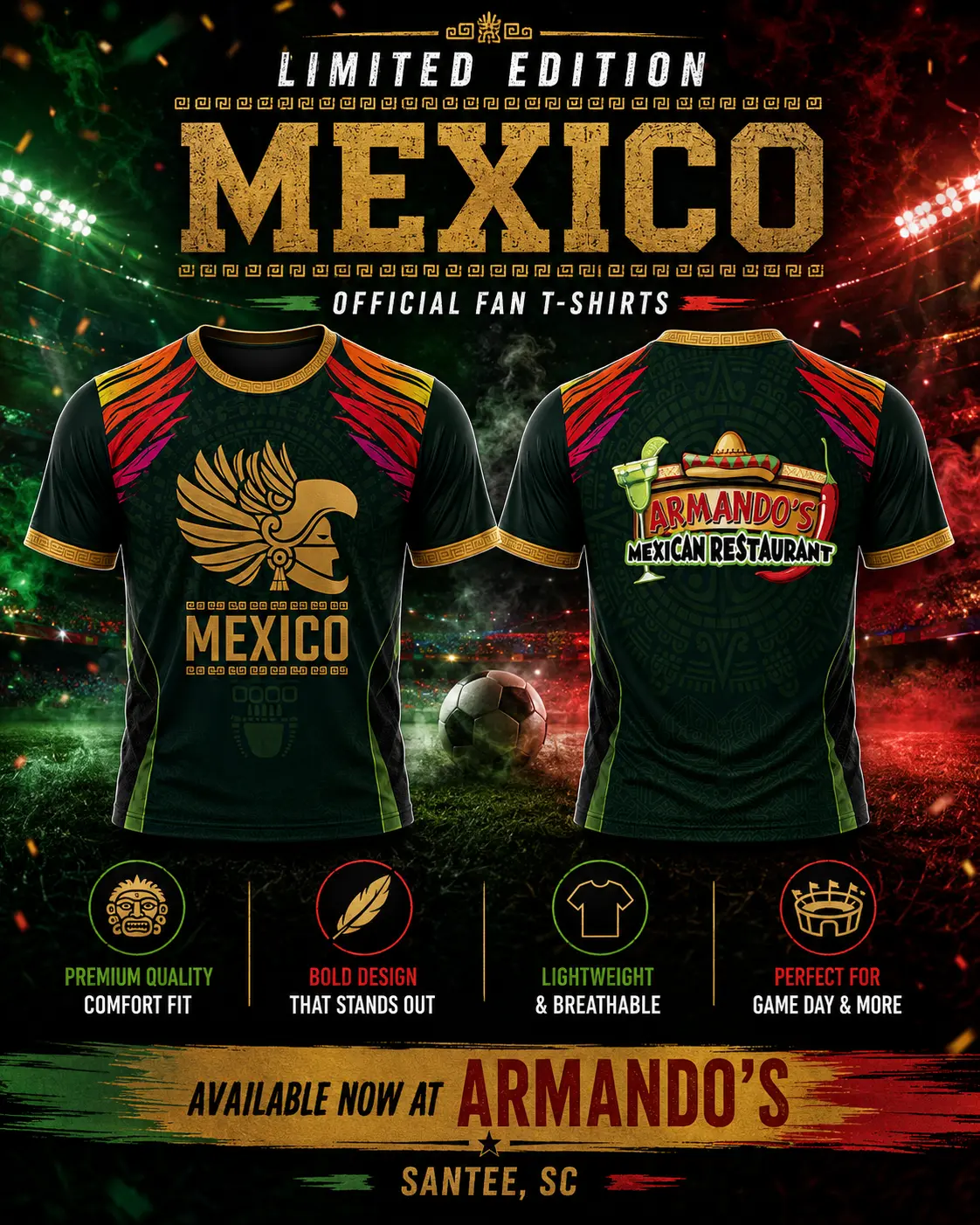 Armando’s Mexico Mundial Edition Jersey 2026