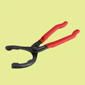 WORKPRO 12" Adjustable Oil Filter Pliers, Wrench Adjustable Oil Filter Removal Tool, Ideal For Engine Filters, Conduit, & Fittings, W114083A