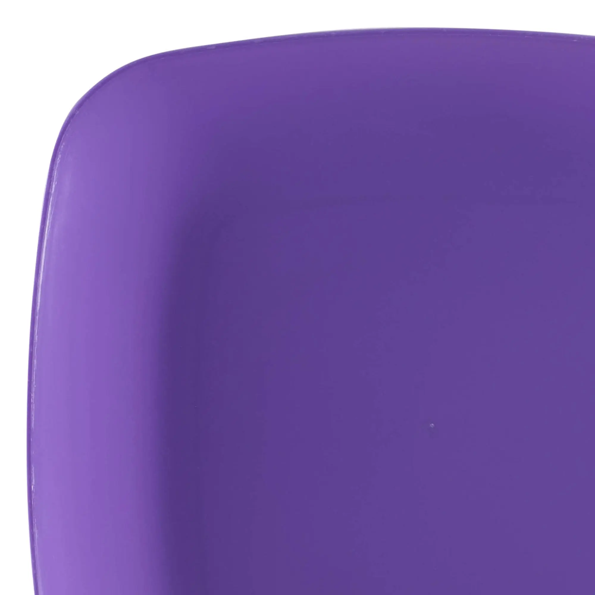 Purple Flat Rounded Square Disposable Plastic Appetizer/Salad Plates (7.25")