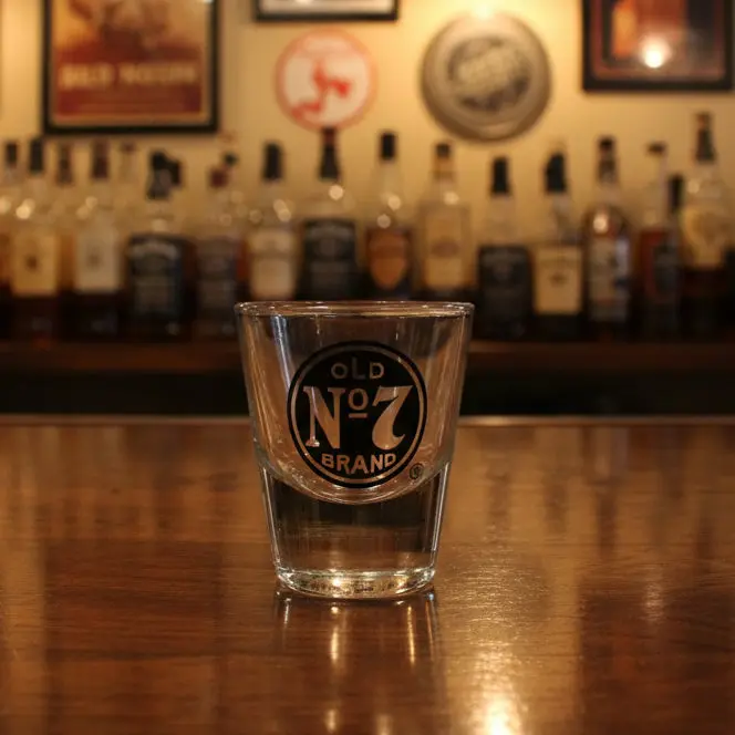 Jack Daniels Large Old No 7 Shot Glass