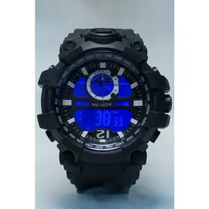 Activa by Invicta ACW432-005 Black Digital Tactical 52mm Men’s Polyurethane Watch