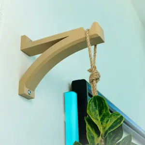 Hanging Planter Wall Hook, Curved Design Organiser Gift Organiser Gift